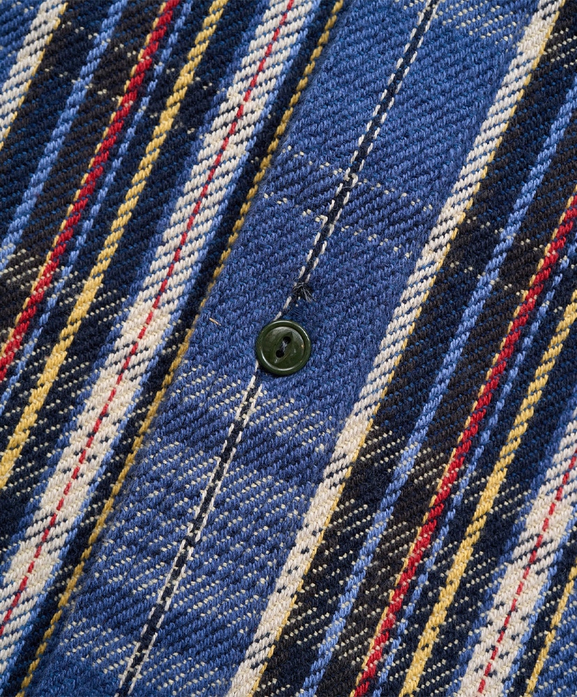 Field Shirt Heavy Nel Reversible Blue/ブルー 46(MEN)