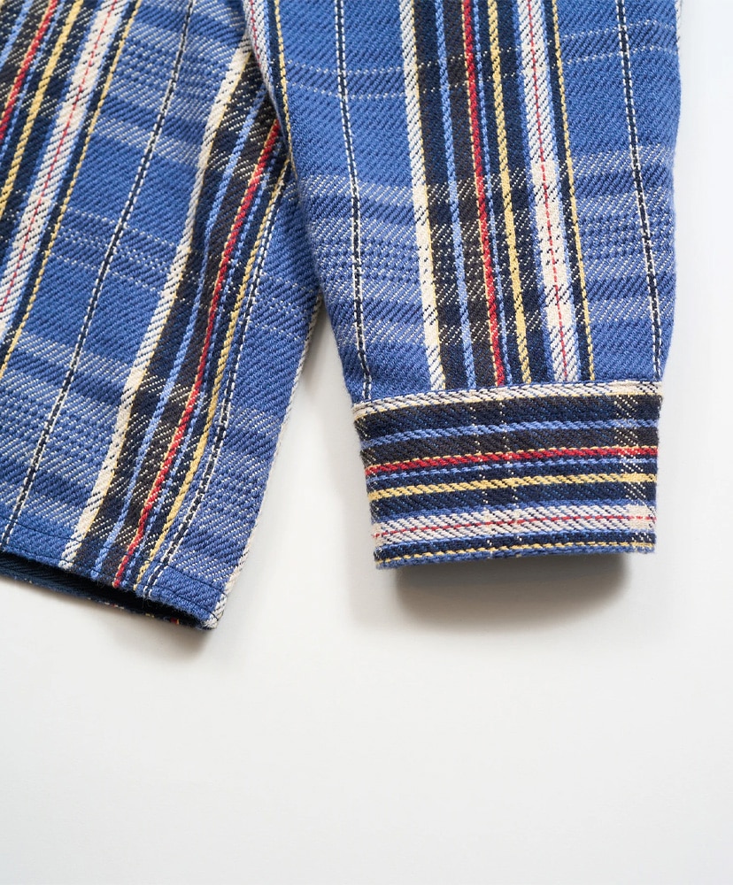 Field Shirt Heavy Nel Reversible Blue/ブルー 46(MEN)