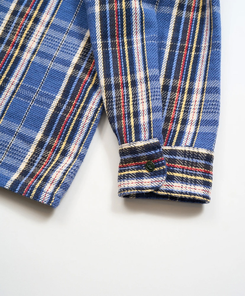 Field Shirt Heavy Nel Reversible Blue/ブルー 46(MEN)