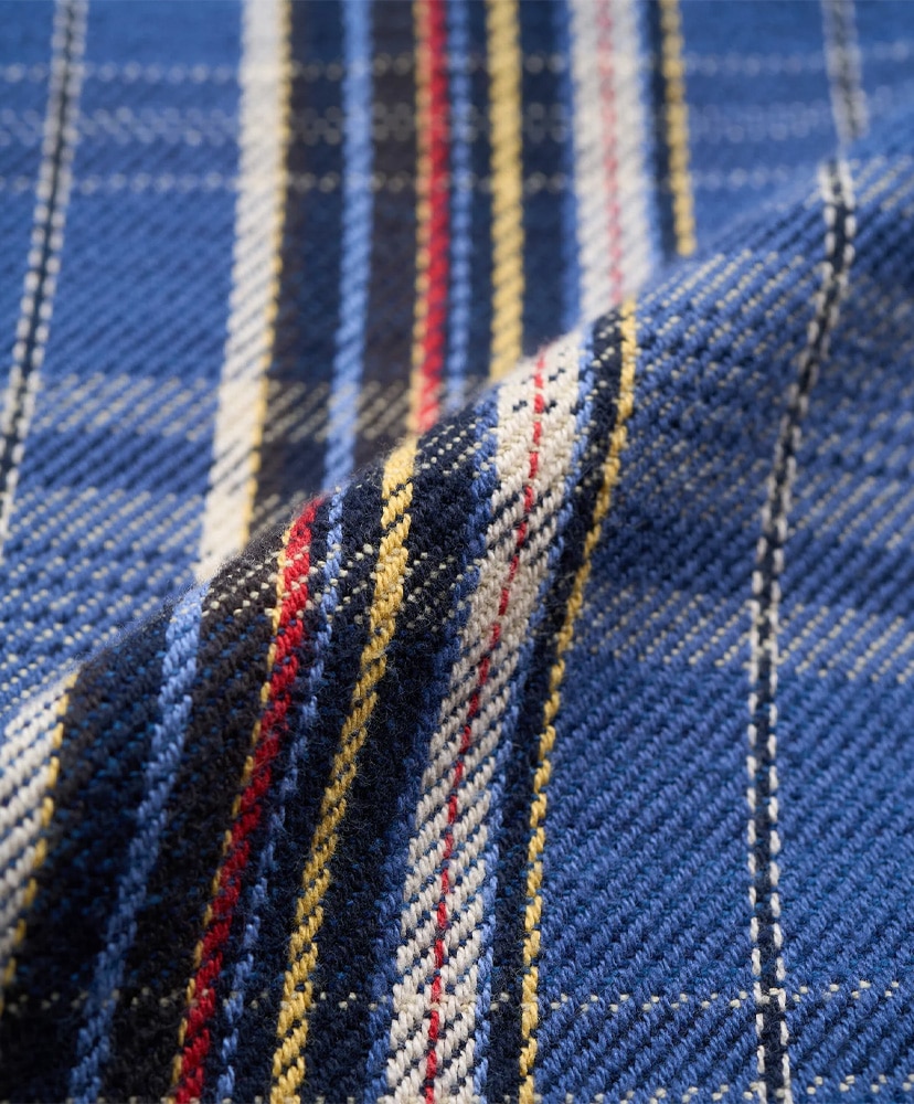 Field Shirt Heavy Nel Reversible Blue/ブルー 46(MEN)