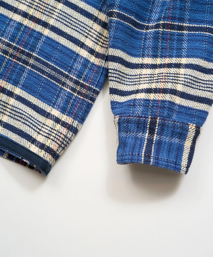 Field Shirt Heavy Nel Reversible Blue/ブルー 46(MEN)
