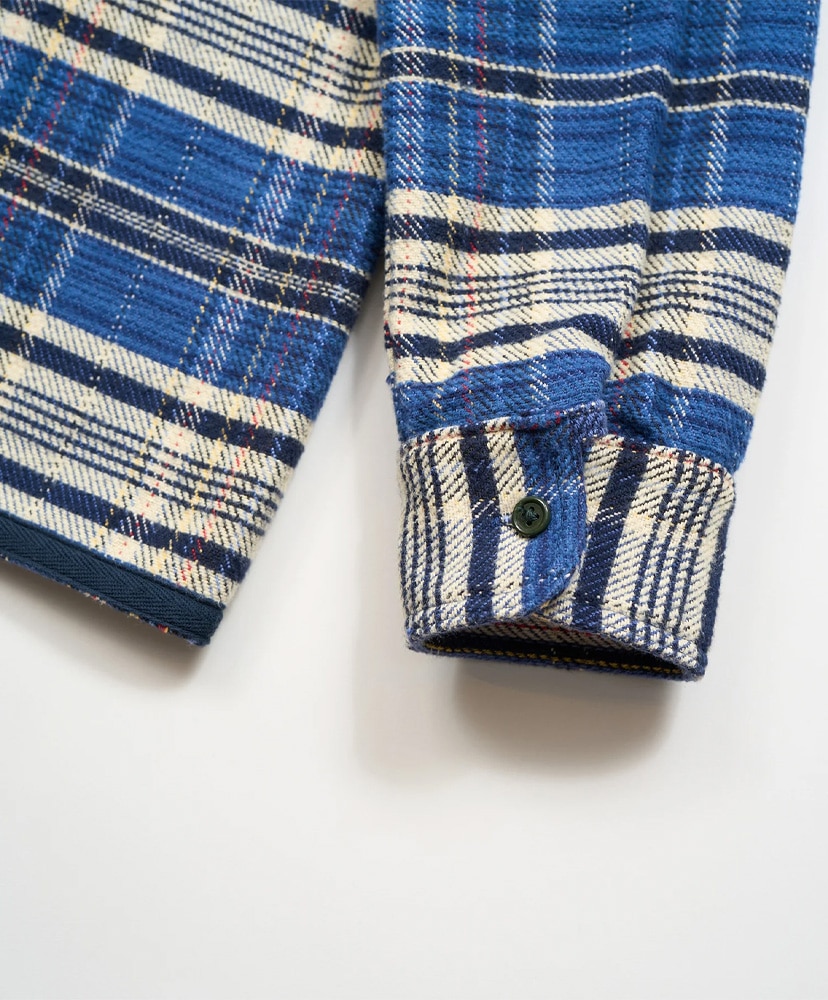 Field Shirt Heavy Nel Reversible Blue/ブルー 46(MEN)