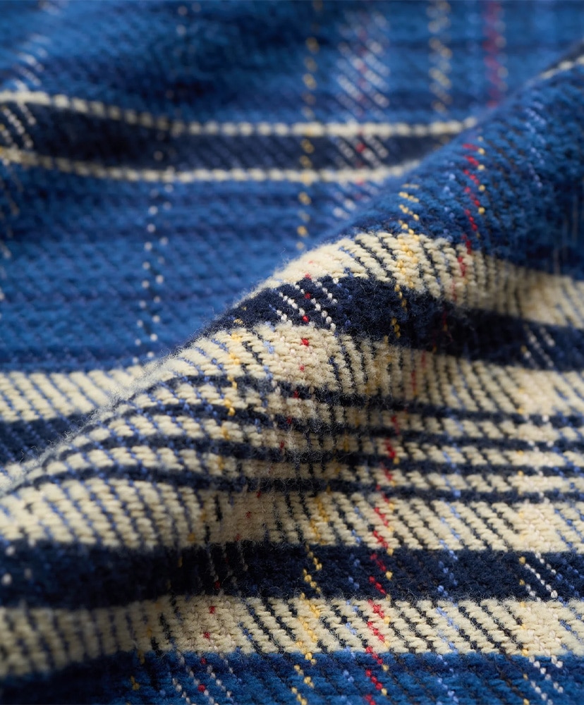 Field Shirt Heavy Nel Reversible Blue/ブルー 46(MEN)