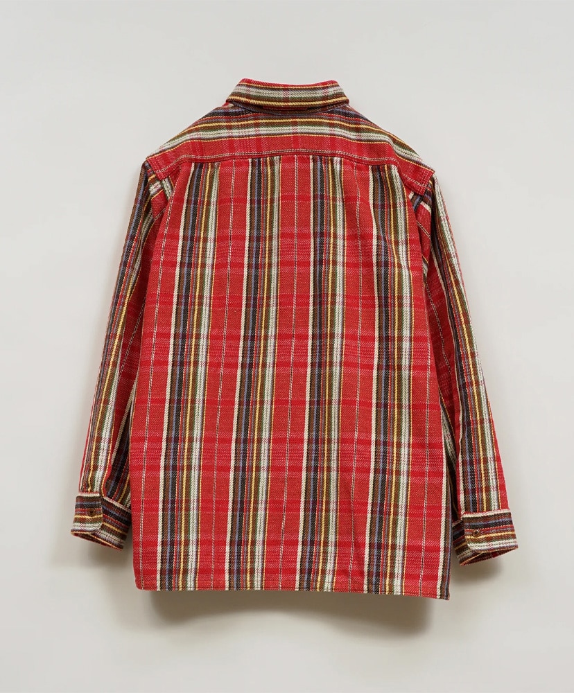 Field Shirt Heavy Nel Reversible Red/レッド 48(MEN)