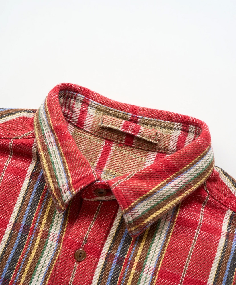 Field Shirt Heavy Nel Reversible Red/レッド 48(MEN)