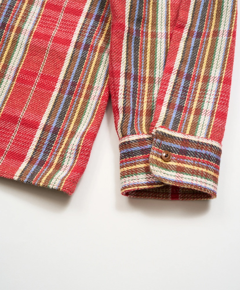 Field Shirt Heavy Nel Reversible Red/レッド 48(MEN)