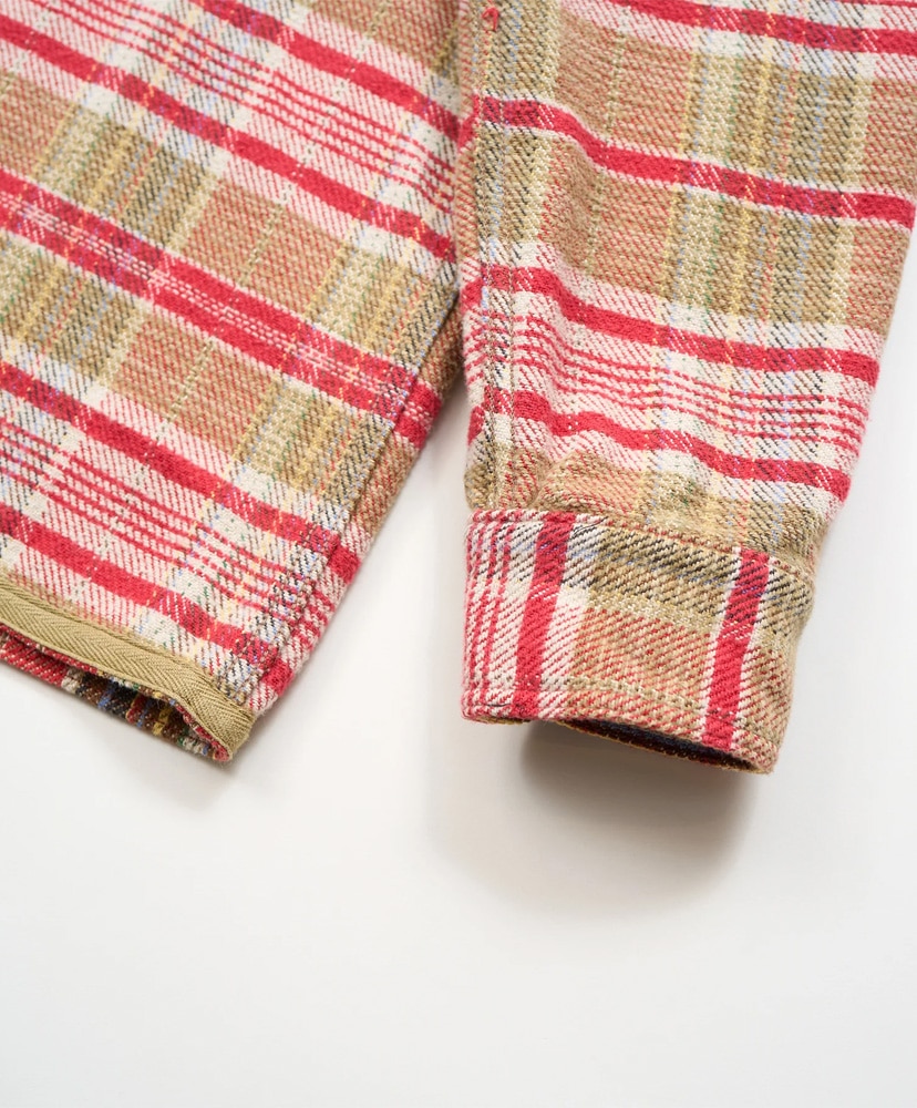 Field Shirt Heavy Nel Reversible Red/レッド 48(MEN)