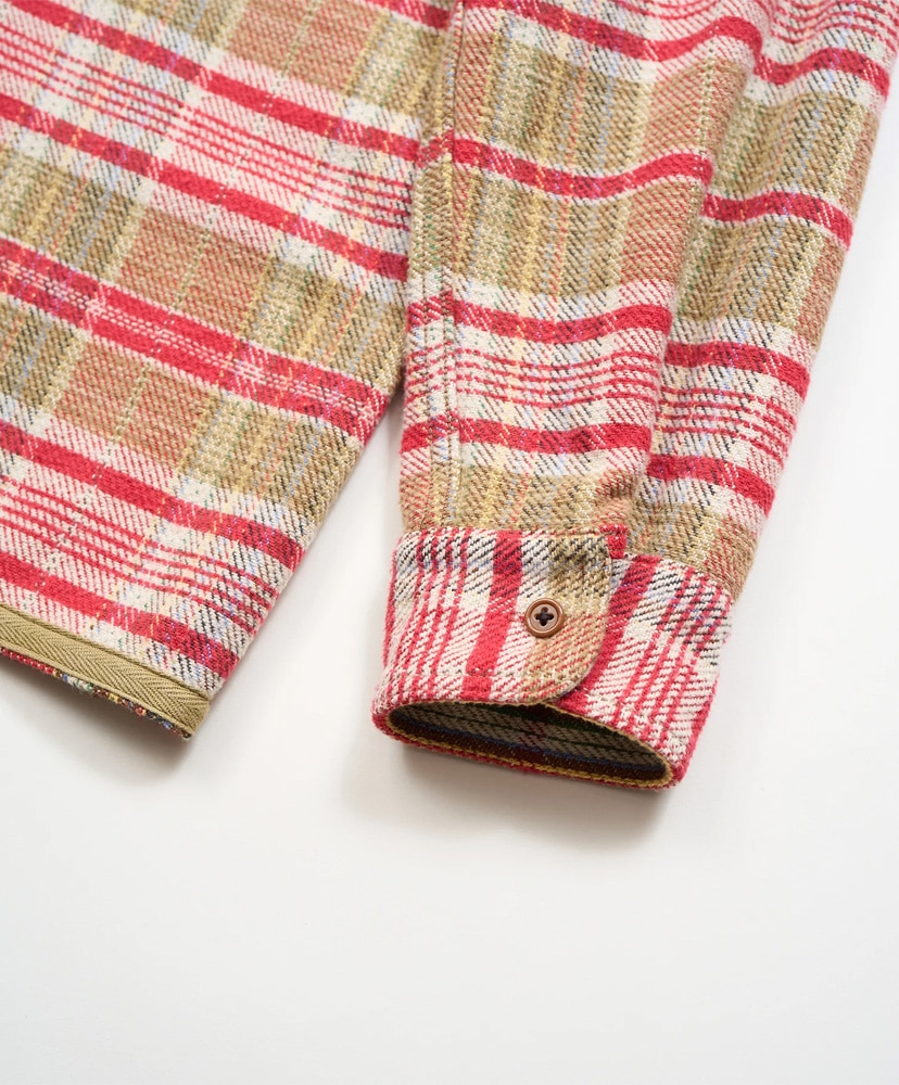 Field Shirt Heavy Nel Reversible Red/レッド 48(MEN)