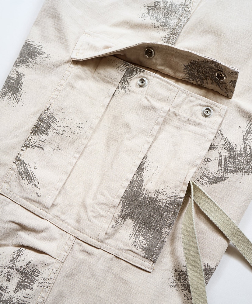 Army Cargo Pant Fade Camo Ivory/アイボリー 30(MEN)