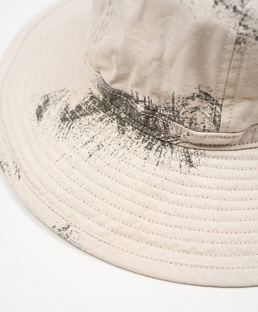 40s Military Hat Fade Camo Ivory/アイボリー L(MEN)