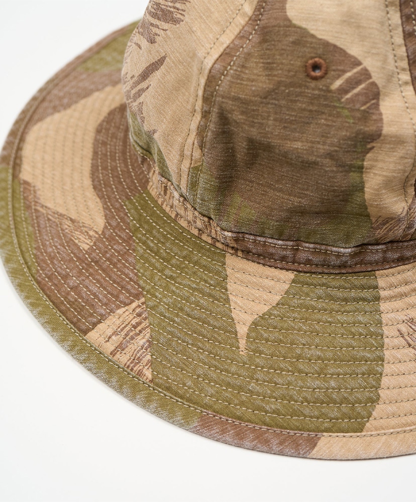 40s Military Hat Fade Camo Khaki/カーキ L(MEN)
