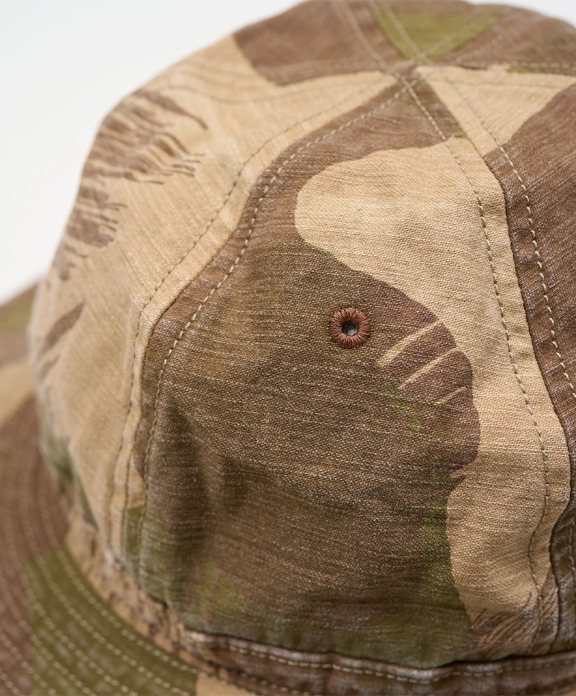 40s Military Hat Fade Camo Khaki/カーキ L(MEN)