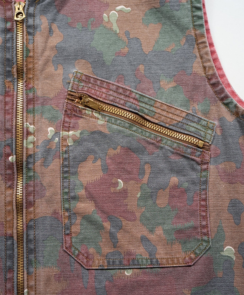 Reversible Vest Fade Camo Red/レッド 46(MEN)