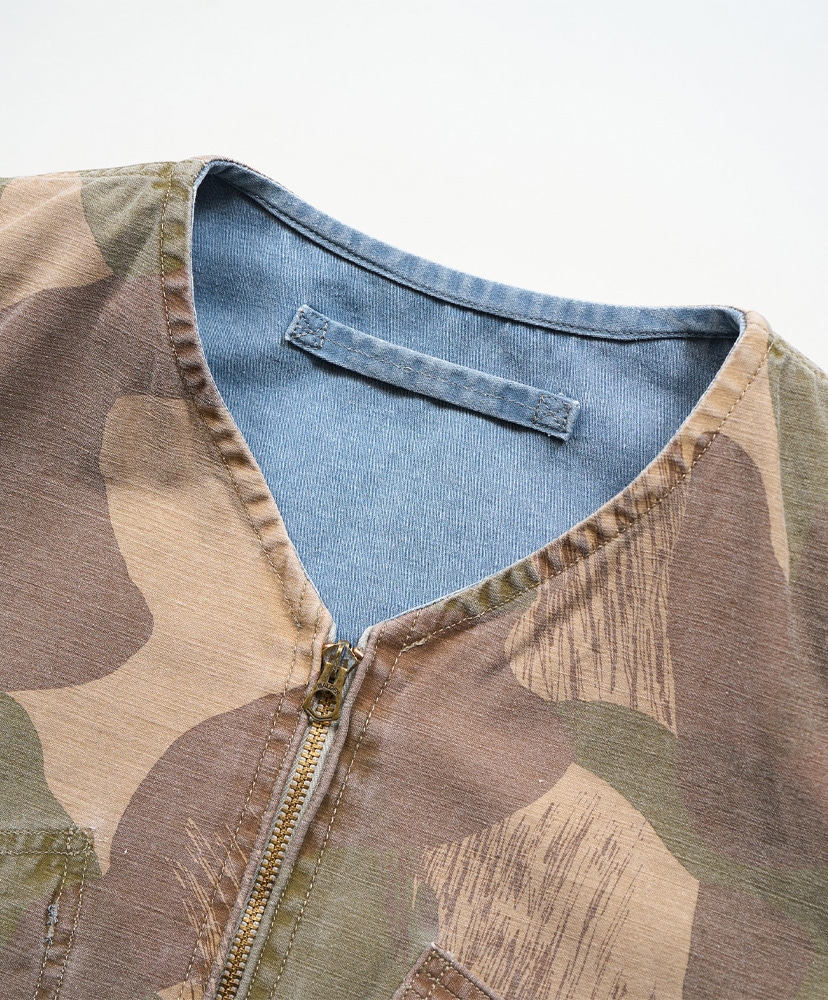 Reversible Vest Fade Camo Green/グリーン 48(MEN)