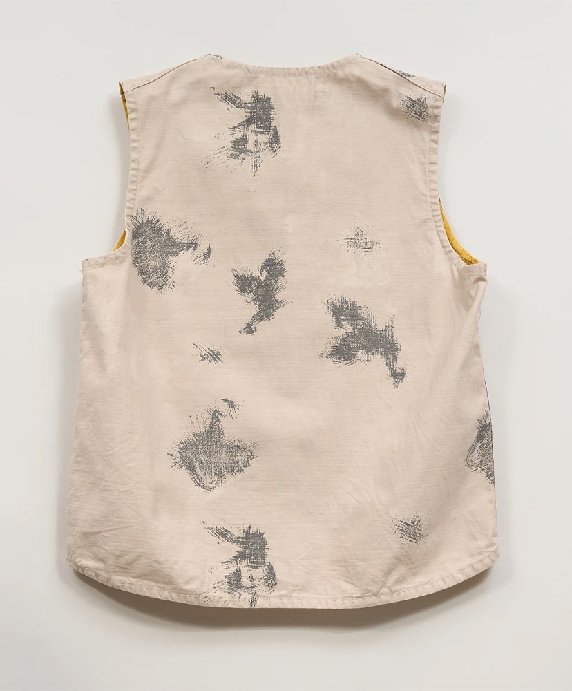 Reversible Vest Fade Camo Ivory/アイボリー 46(MEN)
