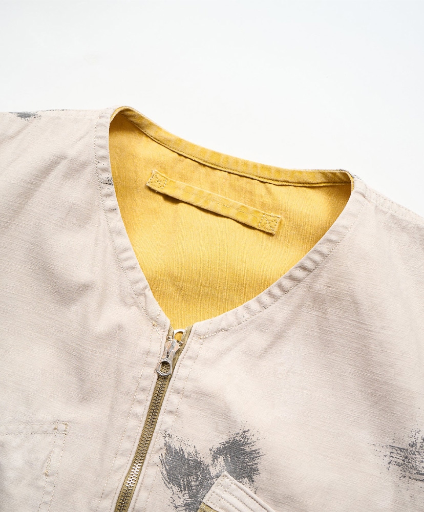 Reversible Vest Fade Camo Ivory/アイボリー 46(MEN)
