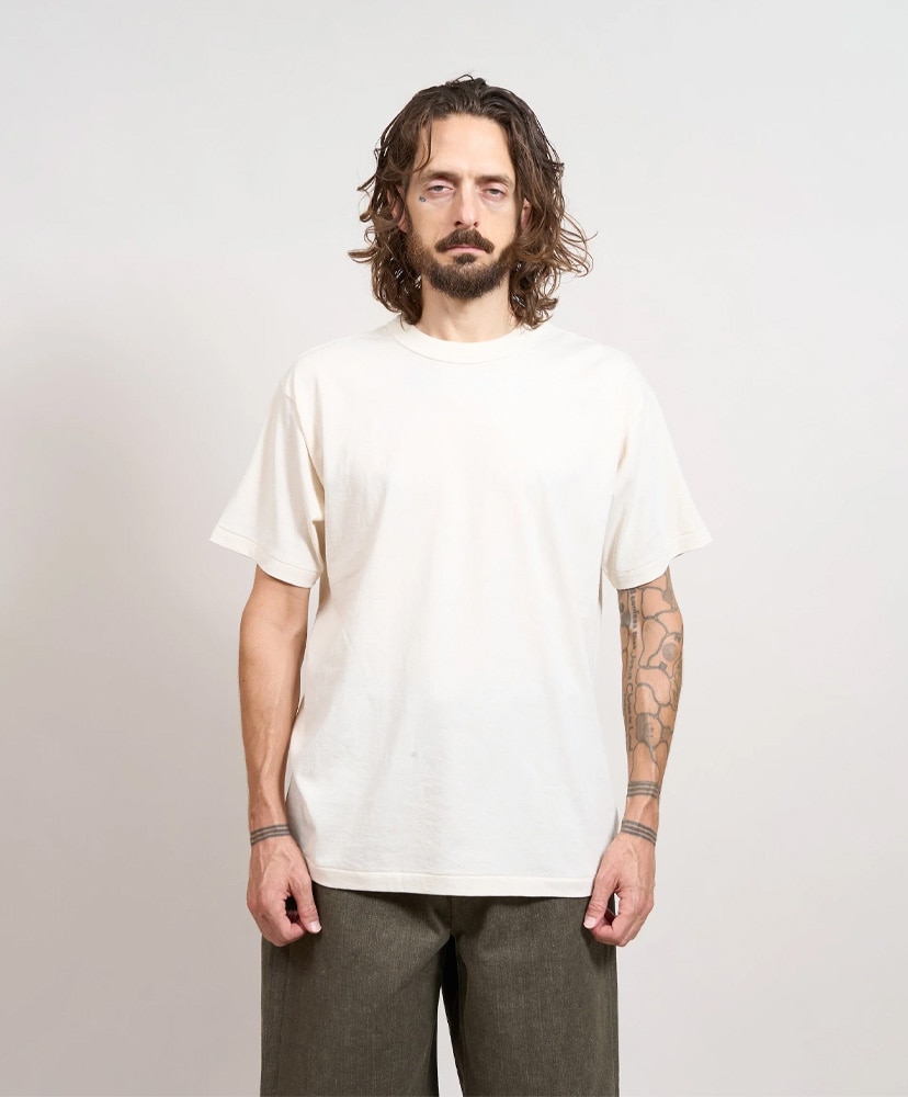 Lee×Nigel Cabourn 'OX'ed Silver' - 2 Pack Field Workers T-shirt Ivory/アイボリー 48(MEN)