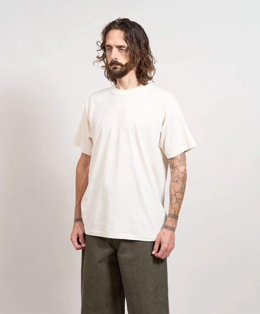 Lee×Nigel Cabourn 'OX'ed Silver' - 2 Pack Field Workers T-shirt Ivory/アイボリー 48(MEN)