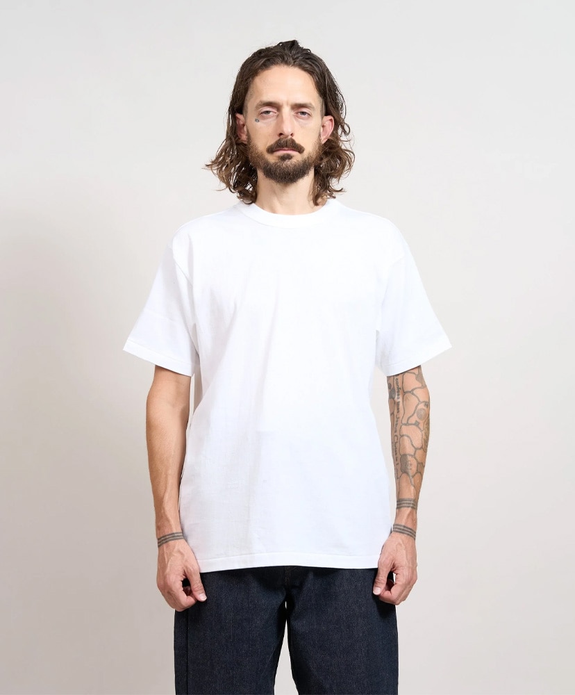 Lee×Nigel Cabourn 'OX'ed Silver' - 2 Pack Field Workers T-shirt Off White/オフホワイト 48(MEN)