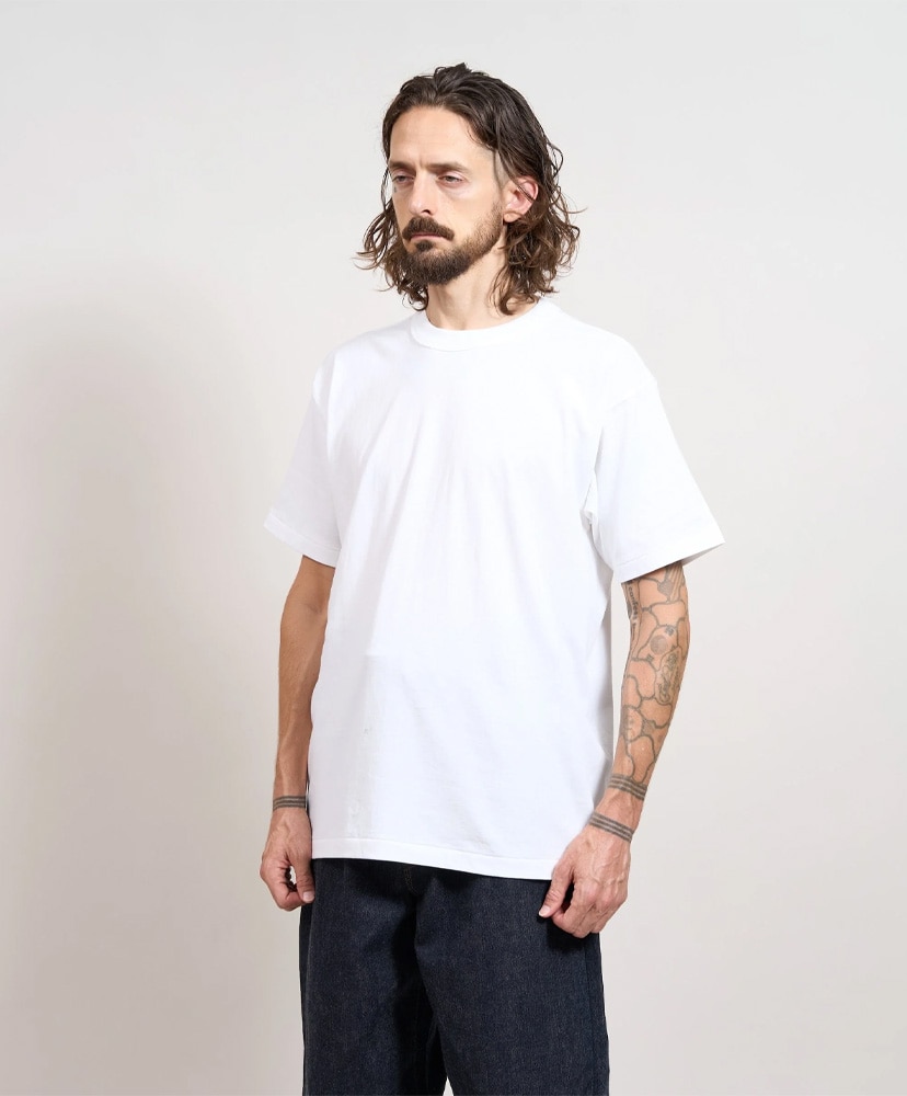 Lee×Nigel Cabourn 'OX'ed Silver' - 2 Pack Field Workers T-shirt Off White/オフホワイト 48(MEN)