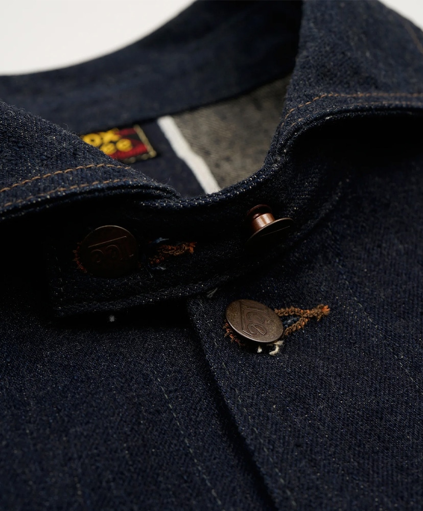 Lee×Nigel Cabourn 'OX'ed Silver' - Railway Man Loco Jacket Indigo/インディゴ 46(MEN)