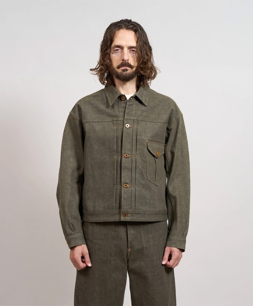 Lee×Nigel Cabourn 'OX'ed Silver' - Ranch Worker 101J Green/グリーン 46(MEN)