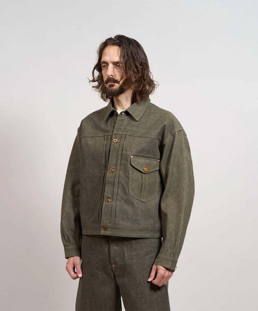 Lee×Nigel Cabourn 'OX'ed Silver' - Ranch Worker 101J Green/グリーン 46(MEN)