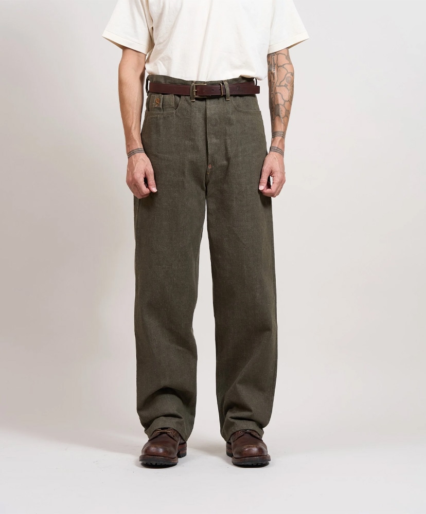Lee×Nigel Cabourn 'OX'ed Silver' - Ranch Worker 101B Green/グリーン 30(MEN)