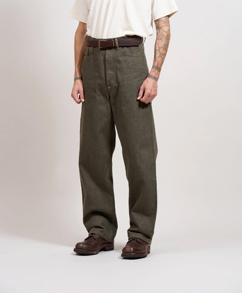 Lee×Nigel Cabourn 'OX'ed Silver' - Ranch Worker 101B Green/グリーン 30(MEN)