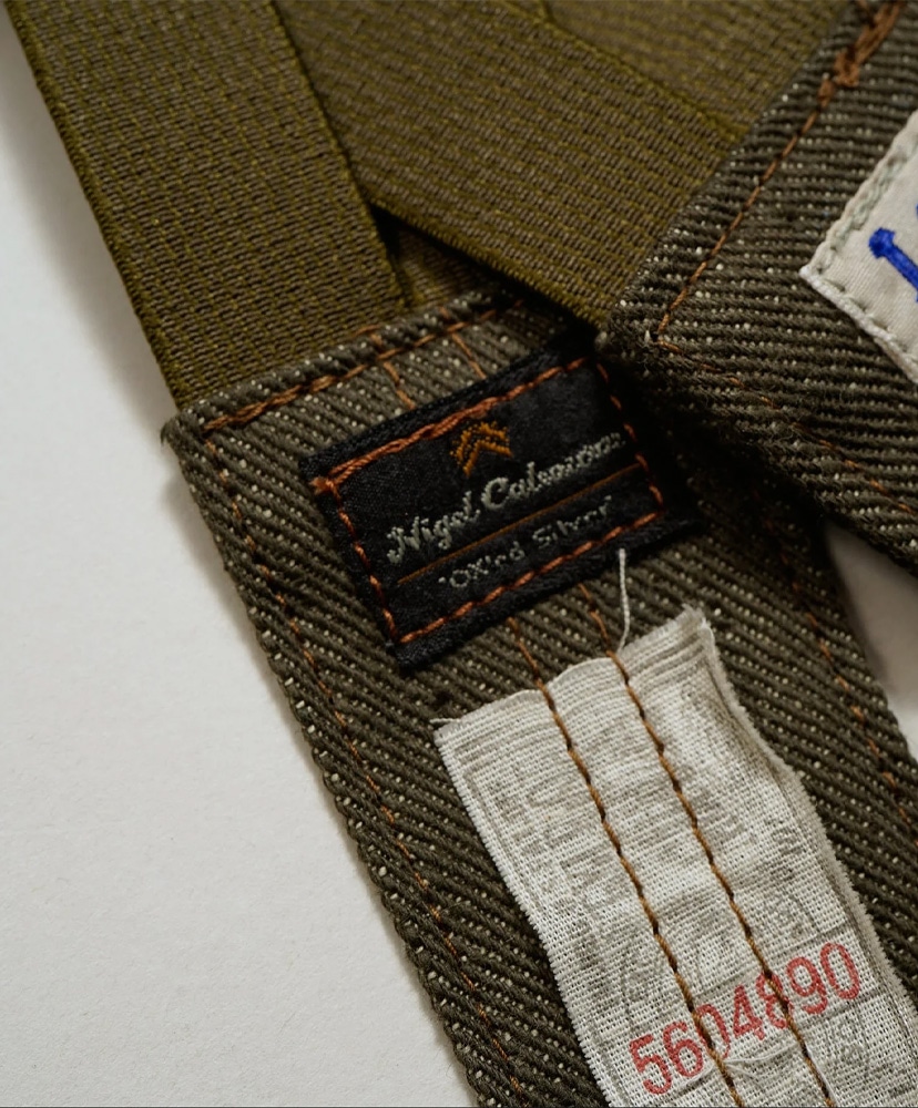 Lee×Nigel Cabourn 'OX'ed Silver' - Field Worker Suspender Green/グリーン F(MEN)