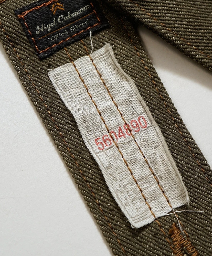 Lee×Nigel Cabourn 'OX'ed Silver' - Field Worker Suspender Green/グリーン F(MEN)
