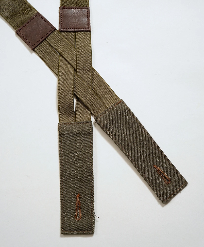Lee×Nigel Cabourn 'OX'ed Silver' - Field Worker Suspender Green/グリーン F(MEN)