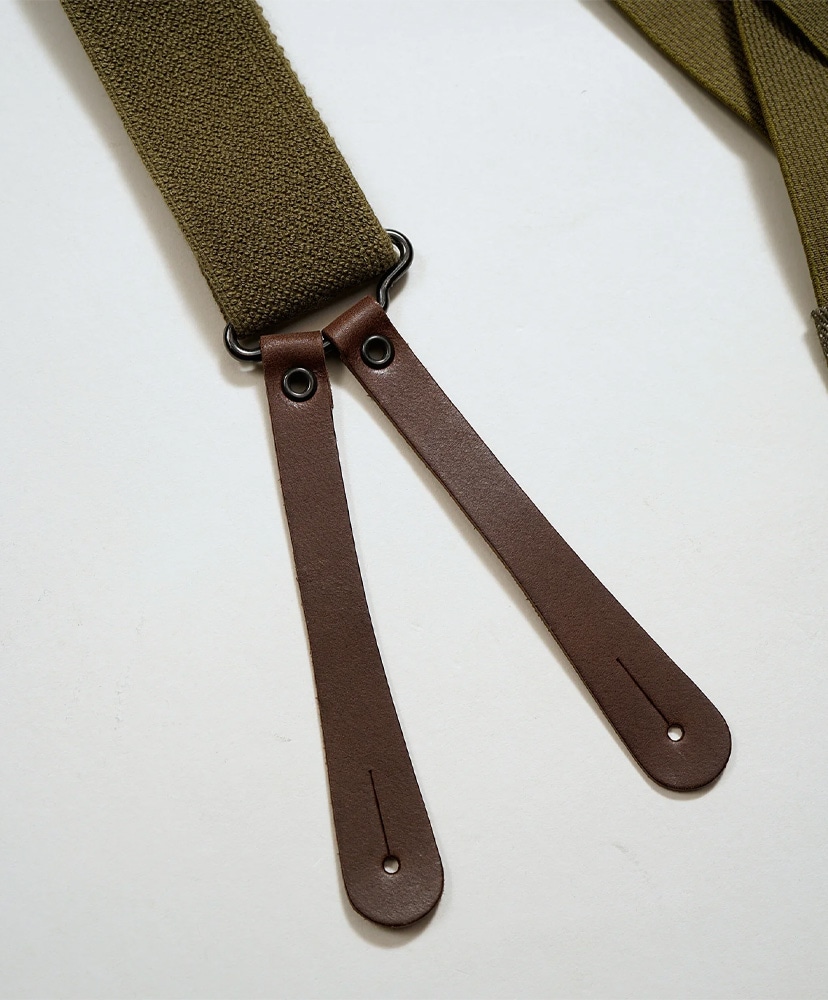 Lee×Nigel Cabourn 'OX'ed Silver' - Field Worker Suspender Green/グリーン F(MEN)