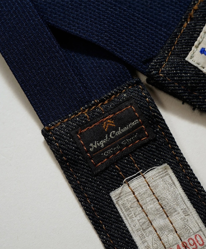 Lee×Nigel Cabourn 'OX'ed Silver' - Field Worker Suspender Indigo/インディゴ F(MEN)