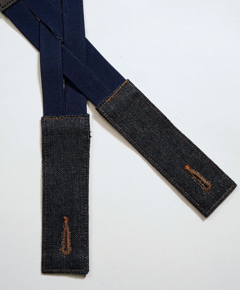 Lee×Nigel Cabourn 'OX'ed Silver' - Field Worker Suspender Indigo/インディゴ F(MEN)