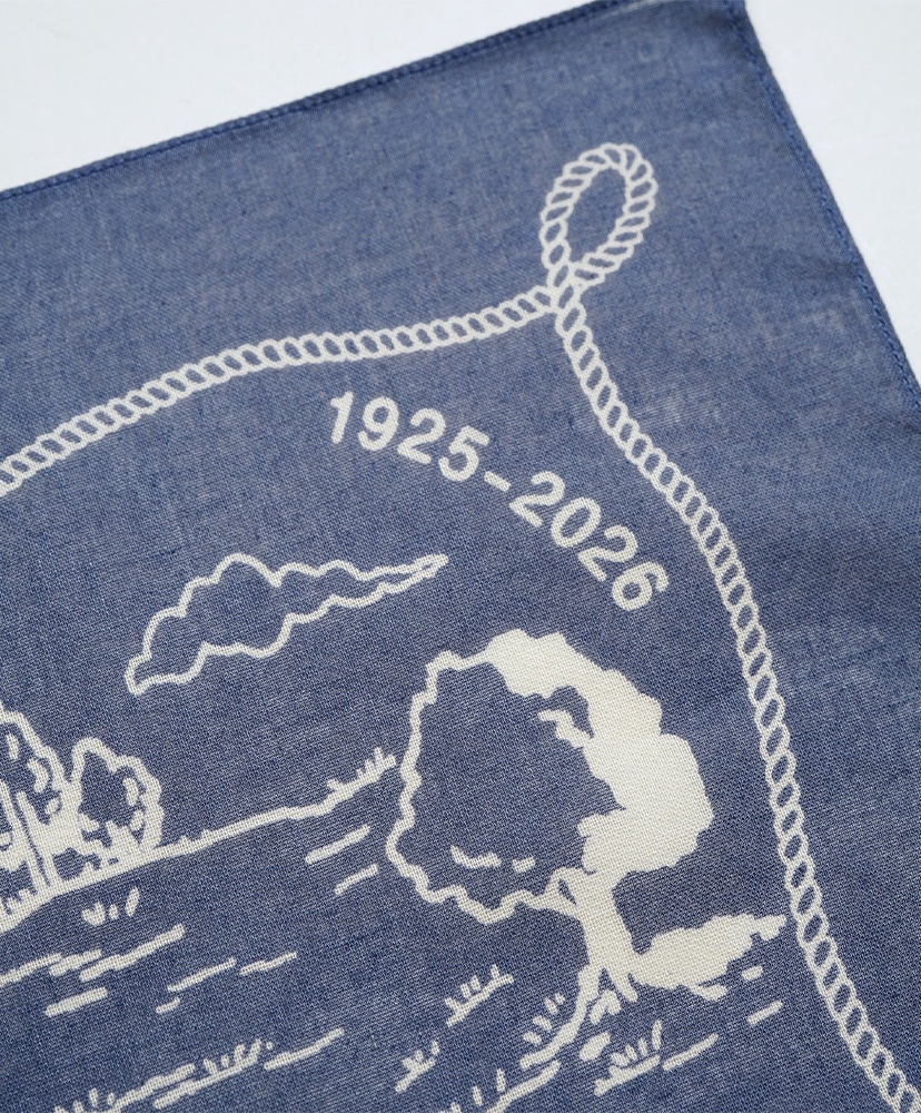 Lee × Nigel Cabourn 'OX'ed Silver' - 101 Bandana Blue/ブルー F(MEN)