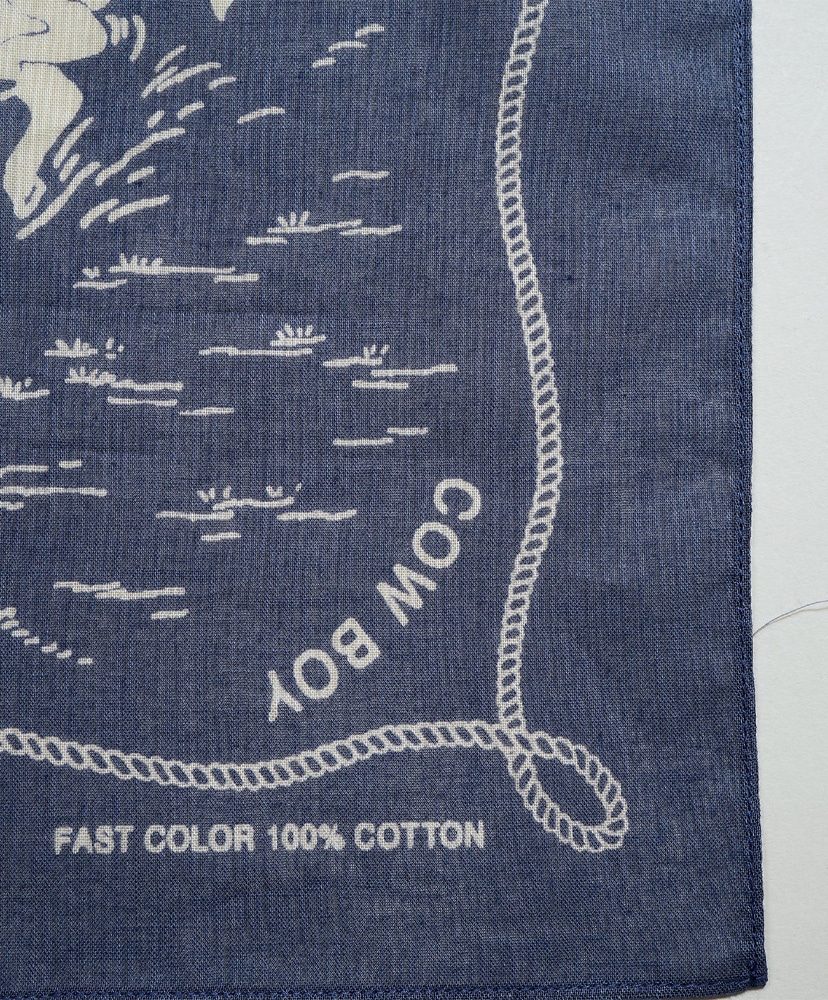 Lee × Nigel Cabourn 'OX'ed Silver' - 101 Bandana Blue/ブルー F(MEN)