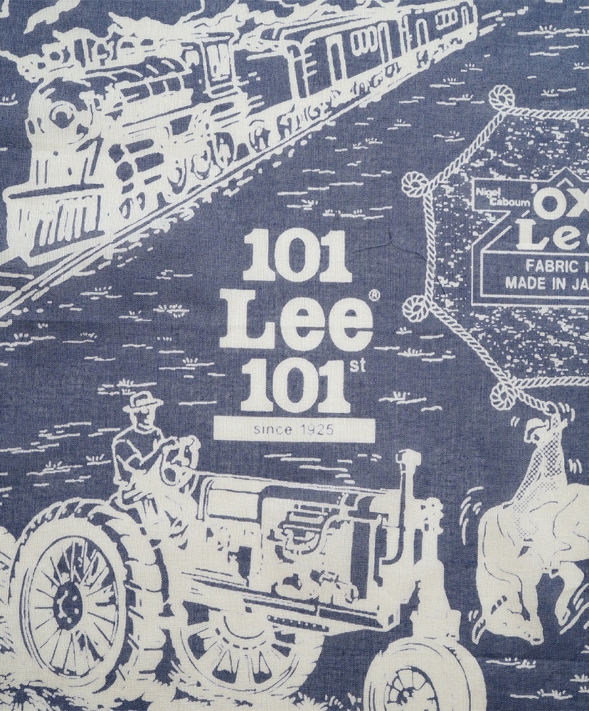 Lee × Nigel Cabourn 'OX'ed Silver' - 101 Bandana Blue/ブルー F(MEN)