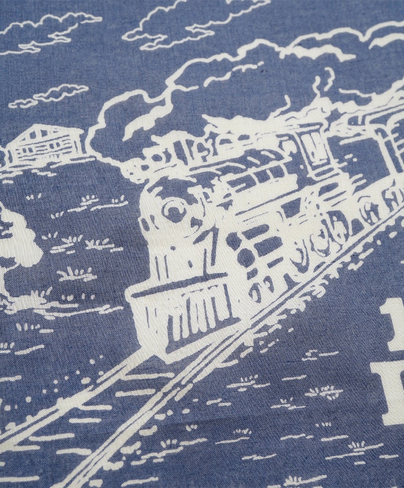 Lee × Nigel Cabourn 'OX'ed Silver' - 101 Bandana Blue/ブルー F(MEN)