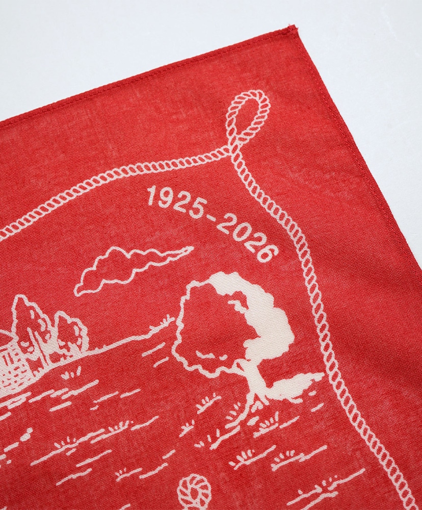 Lee × Nigel Cabourn 'OX'ed Silver' - 101 Bandana Red/レッド F(MEN)