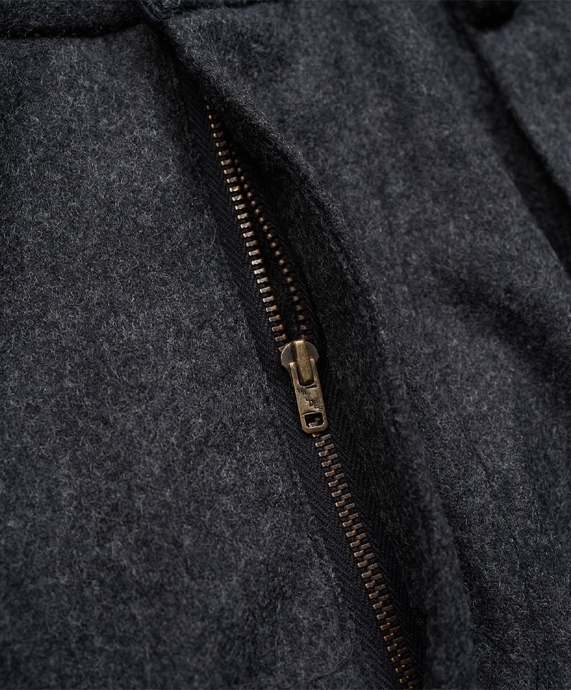 Sack Pant Flannel Charcoal Gray/チャコールグレー 10(L)