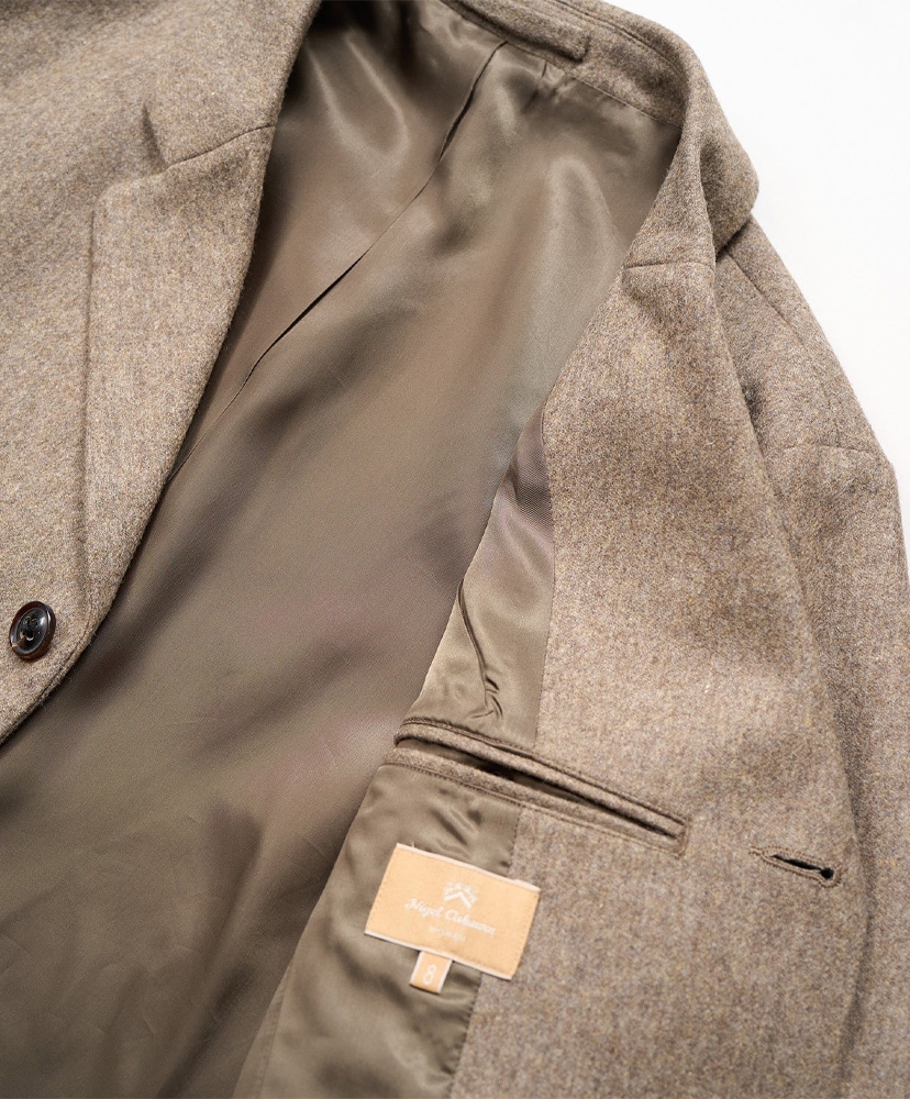 Sack Jacket Flannel Brown/ブラウン 8(M)
