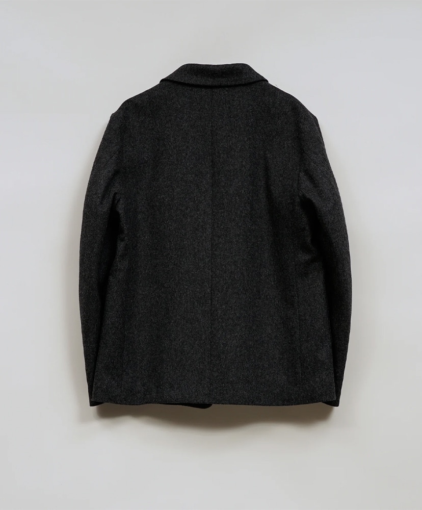 Sack Jacket Flannel Charcoal Gray/チャコールグレー 8(M)