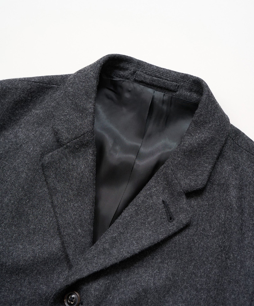 Sack Jacket Flannel Charcoal Gray/チャコールグレー 8(M)