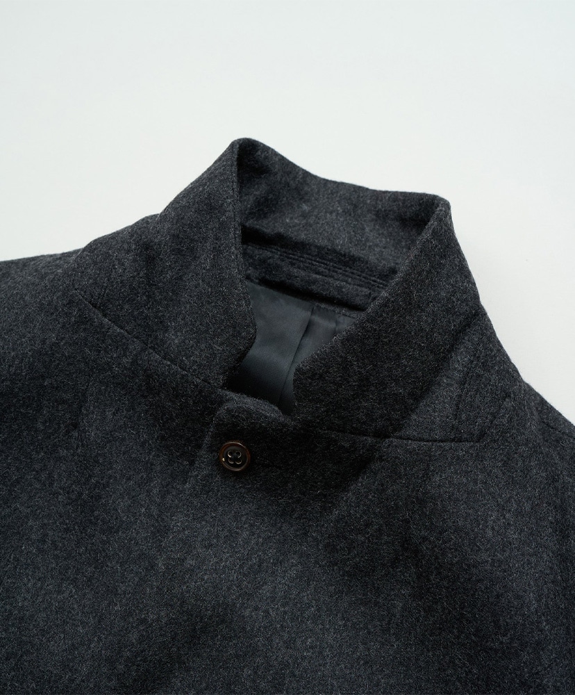 Sack Jacket Flannel Charcoal Gray/チャコールグレー 8(M)