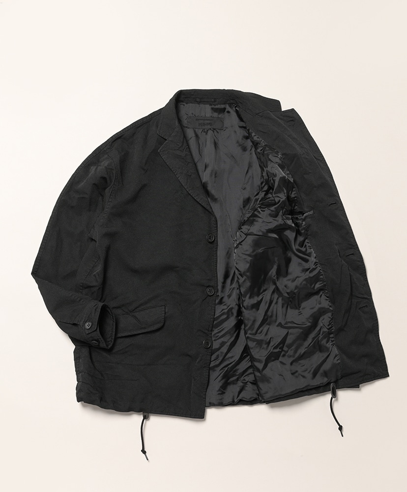 HR-J012-051 - エステルサージ 製品染 Black/ブラック M(MEN)