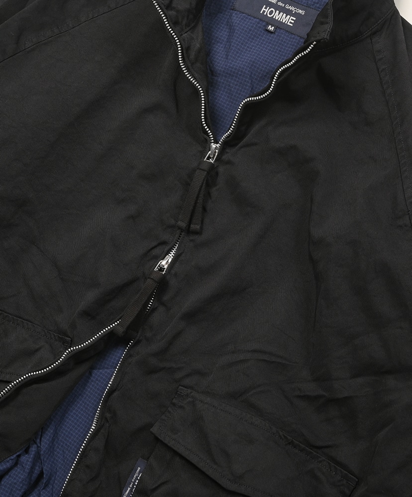HR-J015-051 - ナイロンスパンツイル 製品染 Black/ブラック M(MEN)