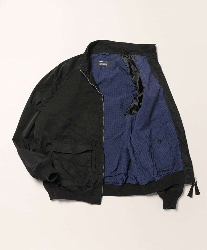 HR-J015-051 - ナイロンスパンツイル 製品染 Black/ブラック M(MEN)