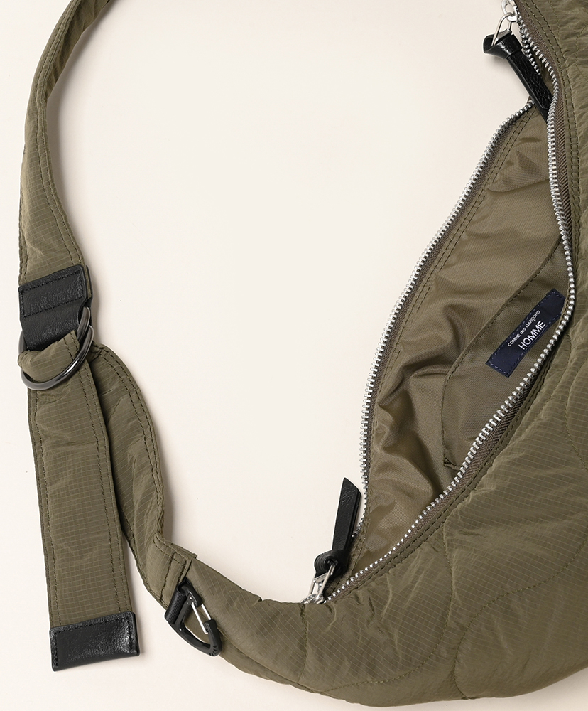 HR-K205-051 - ナイロンリップストップキルティング Khaki/カーキ OS