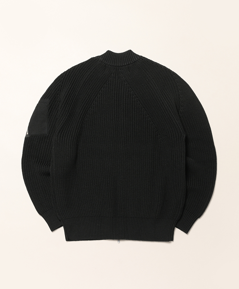 HR-N003-051 - ウール梳毛片畦 ×Batoner Black/ブラック L(MEN)